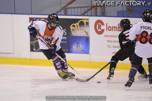 2014-01-18 Hockey Milano Rossoblu U14-Aosta 0961 Tommaso Rossi
